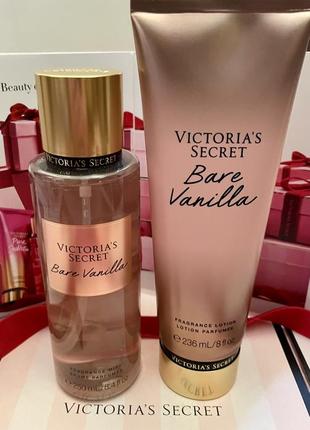 Набір victoria’s secret bare vanilla міст лосьйон