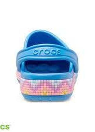 Crocs bayaband chevron clog оригінал сша w9 39-40 (25 см) сабо сандалі закрите взуття original крокс крокси6 фото