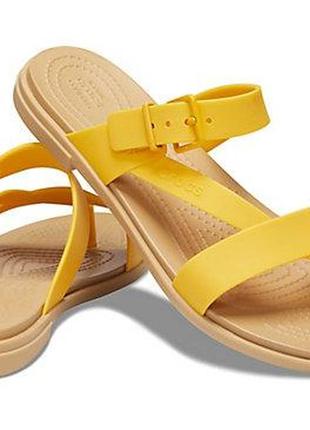 Crocs tulum toe post sandal оригинал сша w7 37-38 (22.5см) сандалии шлёпки сланцы original flip кроксы