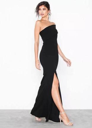 Вечірнє максіплаття з розрізом missguided