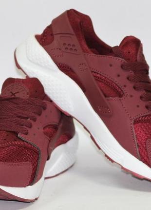 Nike huarache бордовые качественные ультралегкие