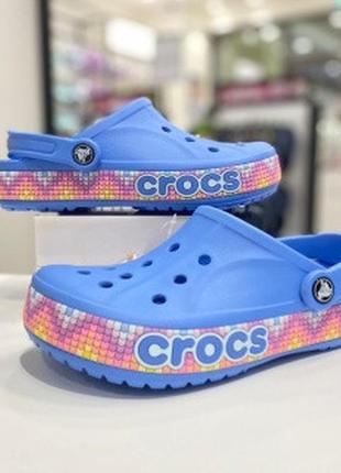 Crocs bayaband chevron clog оригинал сша w8 38-39 (24 см) сабо сандалии закрытая обувь original крокс кроксы