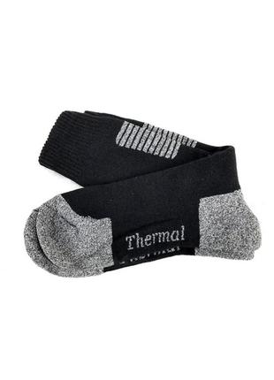 Шкарпетки термо 41-46 р termo thermal max зимові високі вовняні носочки теплі на махрі турція5 фото