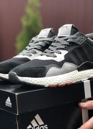 Кроссовки мужские adidas nite jogger boost 3m 🌶2 фото