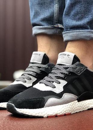 Кроссовки мужские adidas nite jogger boost 3m 🌶3 фото