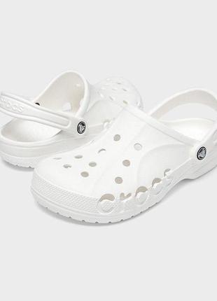 Crocs baya clog оригинал сша m5w7 37-38 (23 см) сабо закрытая обувь unisex белые крокс original кроксы2 фото