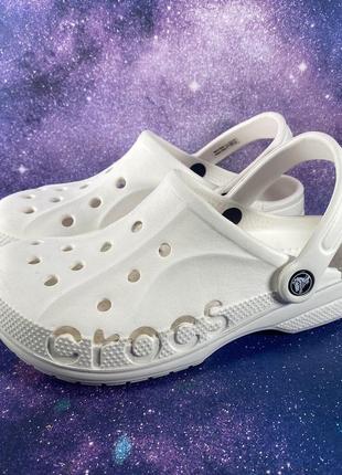 Crocs baya clog оригинал сша m5w7 37-38 (23 см) сабо закрытая обувь unisex белые крокс original кроксы1 фото