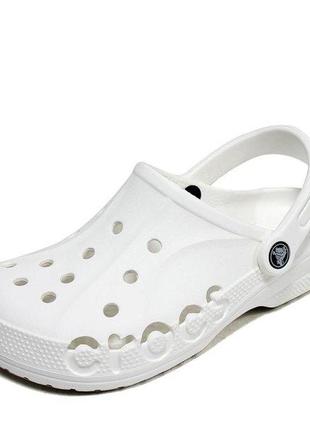 Crocs baya clog оригинал сша m6w8 38-39 (24 см) сабо закрытая обувь unisex белые крокс original кроксы5 фото