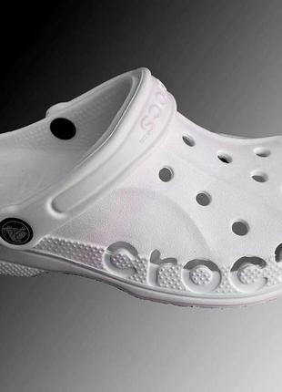 Crocs baya clog оригинал сша m6w8 38-39 (24 см) сабо закрытая обувь unisex белые крокс original кроксы8 фото