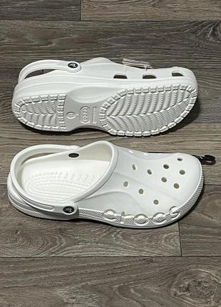 Crocs baya clog оригинал сша m6w8 38-39 (24 см) сабо закрытая обувь unisex белые крокс original кроксы9 фото