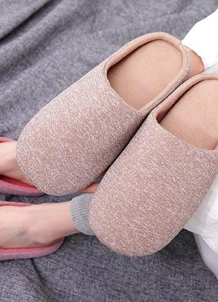 Комнатный теплые тапочки 41 р. (26 см) мягкие тапки шлепанцы шлепки домашние женские мужские