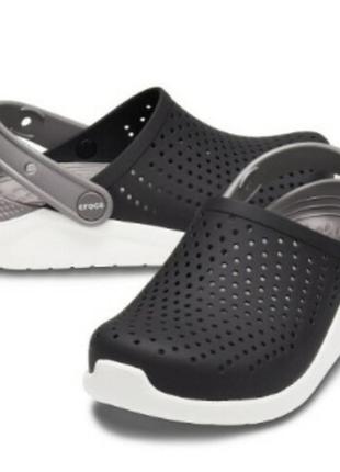 Crocs literide clog оригінал сша j6 38-39 (25 см) сабо сандалії original закрите взуття підліток