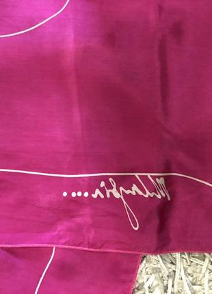 Подписной шелковый платок шарф3 фото