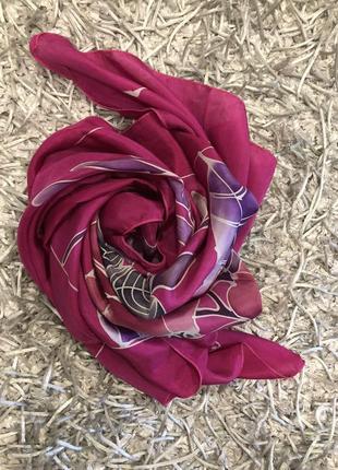 Подписной шелковый платок шарф4 фото