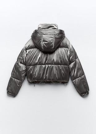 Стьобана куртка анорак zara wind protection6 фото