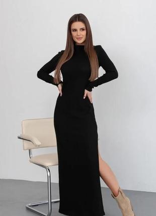 Платье для женщин цвет черный размер l fi_009665