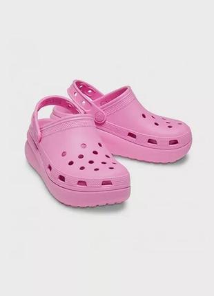 Crocs classic cutie оригинал сша j6 38-39 (24 см) сандалы сабо на платформе original2 фото