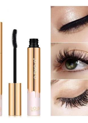 Тушь для ресниц o.two.o gold volume mascara длина + объем подкручивает удленяет ресницы чорная 10 гр.