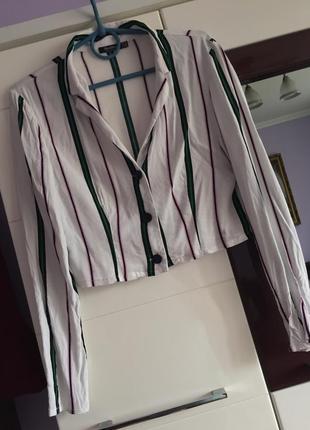 Bershka летний офигенный тонкий пиджак блуза рубашка5 фото