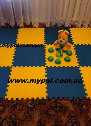 Коврик-пазл, пазлы для детей и игровых центров 2*1,5 м, площадь 2,7 м2