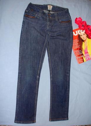 Джинсы девочке размер 40-42 / 6-8 xs s джинсовые штаны молодежные детские1 фото