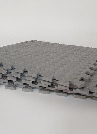 Килимок-пазл, пазли 2*1,5 м комплект 12 елементів товщок 10 мм, з окантовкий