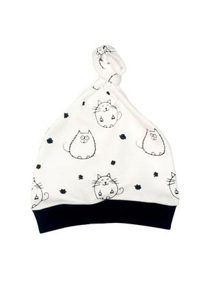 Шапочка дитяча з котиками tm mishka