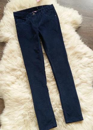 Микровельветовые штани-скінні/брюки alive (німеччина) на 11-12 років (розмір 152)