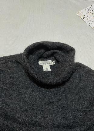 Теплый объемный свитер оверсайз из мягкой пряжи с добавлением шерсти.бренд h&amp;m 🩷5 фото