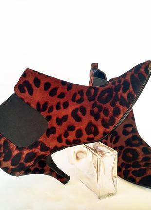 Стильні леопардові черевички челсі від asoa р. 41 (27см)