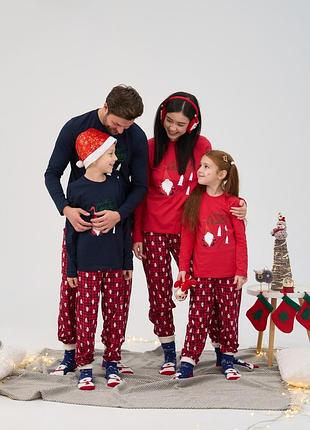 Женская пижама со штанами merry christmas-парные для всей семьи