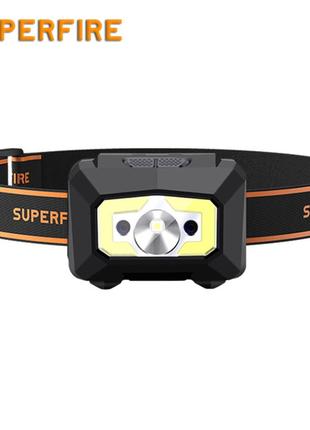 Ліхтар налобний акумуляторний x30 superfire 340 lumen ip44