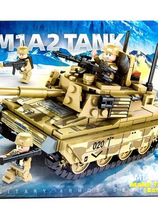 G256027-89001 танк м1а2 конструктор (432шт)детали tzp171