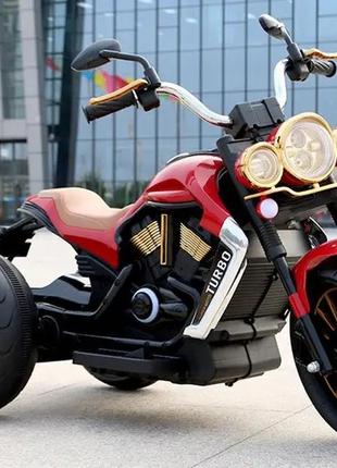 Електро мотоцикл з ручкою газу , мяке сидіння та колеса eva,швидкість до 10 км/год