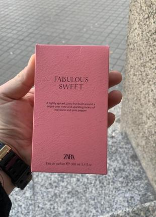 Духи женские zara fabulous sweet 100ml , новые запечатанные1 фото