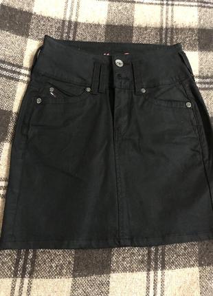 Джинсовая юбка tommy hilfiger neola skirt оригинал1 фото