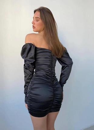 Элегантное платье шелк армани атласное2 фото