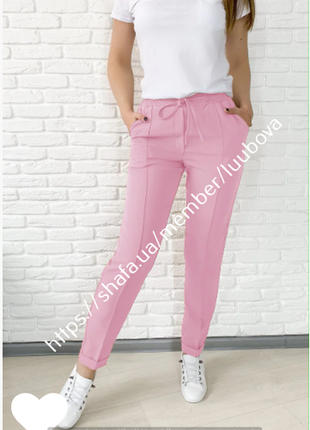 Стильные женские брюки с высокой посадкой 42-44-46-48-50-521 фото