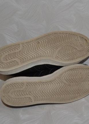 Шкіряні кросівки, кеді adidas superstar 80s 3d metal toe, р. 385 фото