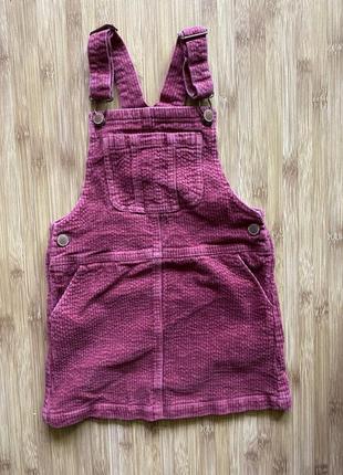 Вельвет сарафан next