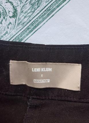 Чорні штани, висока посадка, розмір s, бренд leni klum