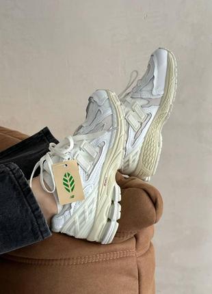 Женские кожаные кроссовки new balance 1906d white