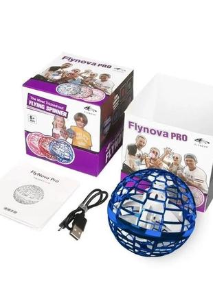 Летающий шар спиннер светящийся flynova pro gyrosphere игрушка мяч бумеранг, игрушка летающий шар6 фото