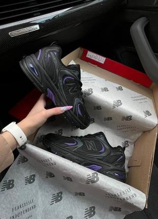 Жіночі кросівки new balance 530 fleece termo / нью беленс / утеплені / зимові / взуття / шкіра, фліс / чорні, білі, сині, сірі, рожеві