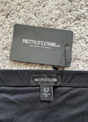 Черная юбка prettylittlething2 фото