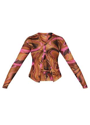 Кофта сетка на длинный рукав 4