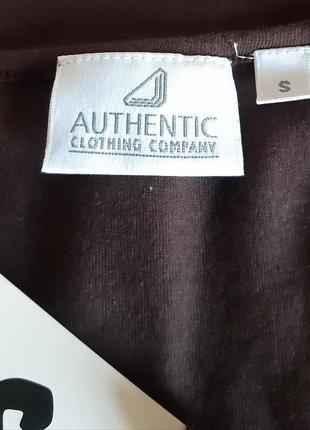 Стильная стрейчевая кофточка/лонгслив коричневого цвета authentic clothing с биркой5 фото