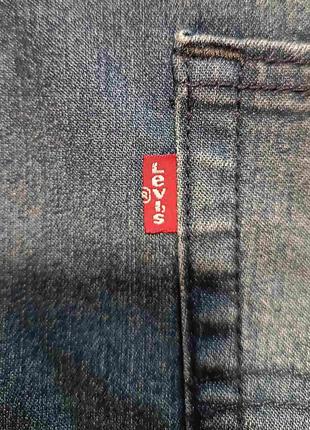 Крутые темно-синие джинсы levis 510 skinny10 фото