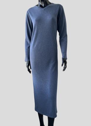 Шовкове кашемірове міді плаття сукня bonsoir кашемір шовк