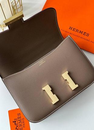 Сумочка hermes constance кожа натуральная5 фото